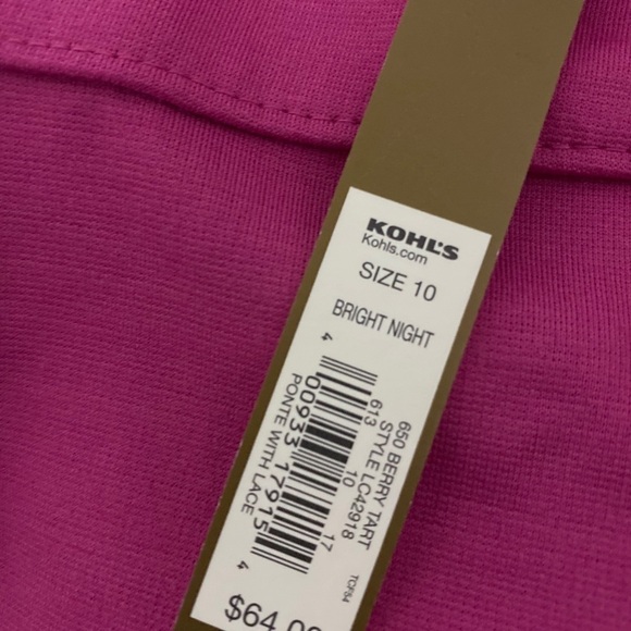 𝅺LC Lauren Conrad pink dress open lace size 10 - Picture 8 of 8